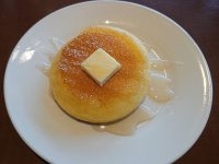 おかわり自由パンケーキセット＠グラッチェガーデンズ はちみつ＆バター