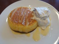 おかわり自由パンケーキセット＠グラッチェガーデンズ カスタード＆たっぷりクリーム