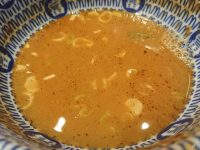 ラーメン激戦区 東京 丸の内 松戸富田麺絆 スープ割り