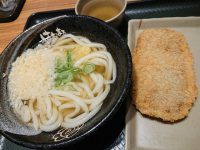 かけ 小 牛かつ 春の天ぷら定期券 はなまるうどん