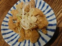 大衆酒場 晩杯屋 ファンデス上野店 東京都 台東区 鶏皮ポン酢