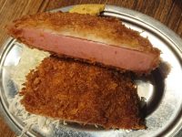 大衆酒場 晩杯屋 ファンデス上野店 東京都 台東区 極厚ハムカツ