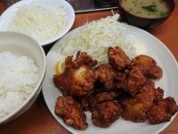 からあげ定食GIGA キャベツサラダ Sガスト からあげ大集合 からあげ 15個