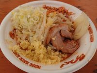 麺屋 豚道場＠大つけ麺博 美味しいラーメン集まりすぎ祭（東京都新宿区） 濃厚味噌まぜそば ショウガ