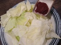 筑前屋 神田北口店＠東京都千代田区 キャベツ盛り