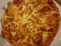 ベイクド ポテト＆ソーセージ Mサイズ、ドミノ・デラックス Mサイズ、アメリカン Mサイズ＠ドミノ・ピザ