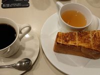 ノアールブレンド・モーニングサービスA（トースト・玉子・スープ）＠喫茶室ルノアール