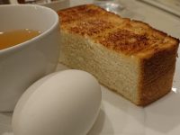 ノアールブレンド・モーニングサービスA（トースト・玉子・スープ）＠喫茶室ルノアール