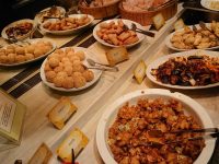 九龍點心（クーロンテンシン）ららぽーと立川立飛店＠東京都立川市 胡麻団子 春巻き 油淋鶏