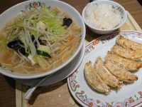 野菜タンメンセット 餃子の王将 フレスポ八王子みなみ野店＠フレスポ八王子みなみ野（東京都八王子市）