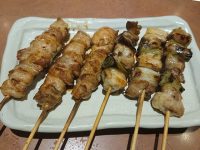 金欠専用のもも（タレ）、ねぎま（タレ）  博多満月 秋葉原店＠東京都千代田区