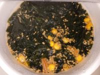 わかめラー まさかの麺なし ごま・しょうゆ@エースコック 完成