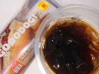 グードッグ ミート＆チーズ+アイスコーヒー（M）＠ローソン（LAWSON）