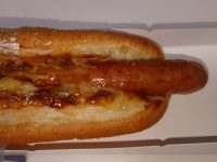 グードッグ ミート＆チーズ+アイスコーヒー（M）＠ローソン（LAWSON） レンチン後