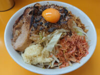 ラーメンエース＠東京都八王子市 ラーメン 少なめ 汁なし エビ