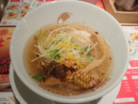 潮ラーメン でんやす＠ラーメンスクエア（東京都立川市） 澄まし潮ラーメン