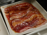 焼肉ライク 新橋本店＠東京都港区 朝焼肉セット（生玉子ver） 肉タレマシマシ