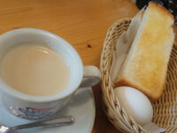 ミルクコーヒー・選べるモーニング・カツパン＠珈琲所コメダ珈琲店