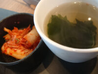 焼肉ライク 八王子楢原店＠東京都八王子市 メガ盛りパウンダーセット 無限ごはん キャンペーン キムチ わかめスープ お代わり自由