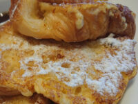 自家製フレンチトースト（ドリンクバーつき）＠デニーズ デニッシュパン仕様