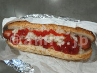 コストコホールセール 多摩境倉庫店＠東京都町田市 クォーターパウンダーホットドッグ カスタム 刻みタマネギ ケチャップ