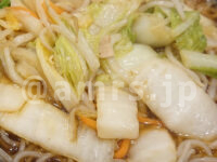 マシマシ肉野菜そば＠ゆで太郎 野菜マシマシ 白菜感多め