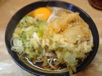 六文そば 金杉橋店@東京都港区 特別サービス 天玉そば 天ぷら 玉子入り そば