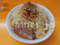 ラーメンエース@東京都八王子市 ミニラーメン にんにく 野菜 焦がしアブラ 味噌