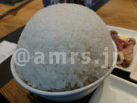 焼肉ライク 八王子楢原店＠東京都八王子市 メガハラパウンダーセット （ガリバタ塩ハラミ＆バラカルビ＆イベリコ豚） 無限ごはん まんが盛り