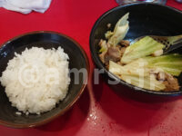 らーめん 谷瀬家@東京都港区 限定豚キムチラーメンメニュー サービスチャーシュー ライス