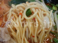 らーめん 谷瀬家@東京都港区 限定豚キムチラーメン ストレート細麺