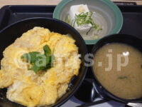 得朝あんかけふわふわ玉子丼セット@松乃家・松のや 得朝あんかけふわふわ玉子丼セット