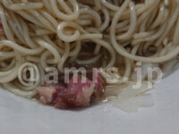 中華そば いづる＠東京都港区 村上朝日製麺製のストレート中細麺 和え玉 混ぜる