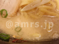 北海道味噌 あさ陽＠ラーメンスクエア（東京都立川市） 特製味噌ラーメン スープ