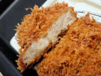 得朝ロースかつ定食（選べる小鉢 冷奴）＠松乃家・松のや