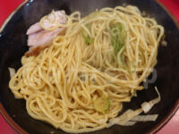 らーめん 谷瀬家＠東京都港区 限定メニュー 谷瀬家特製 油そば（並） 天地返し 麺