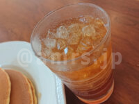 モーニングパンケーキ・ドリンクバーセット@ロイヤルホスト パラダイストロピカルアイスティ