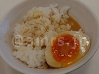 匠104＠東京都新宿区 フォアグラ鶏白湯らーめん並盛 スープをかけて食べる専用白米 スープ 味玉