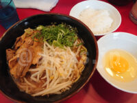 らーめん 谷瀬家＠東京都港区 谷瀬家特製 徳島ラーメン（並）＆ライス
