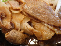 らーめん 谷瀬家＠東京都港区 谷瀬家特製 徳島ラーメン（並）＆ライス 豚バラ肉