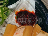 とみ田監修 濃厚豚骨魚介 冷しW焼豚つけ麺@セブンイレブン 辛味 味変辛味