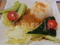 かっぱ寿司 青梅店＠東京都青梅市 食べホー 有機豆腐のサラダ さっぱり玉ねぎポン酢