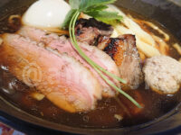 鴨中華そば 楓＠東京都八王子市 特製紀州鴨中華そば 鴨肉 鴨ロース 鴨モモ 鴨つみれ