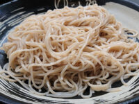 朝そば 玉子・大盛り＠ゆで太郎 そば大盛りアップ