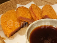 居酒屋一休 立川南口店＠東京都立川市 昔ながらのハムカツ アップ