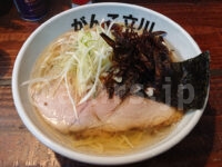 元祖一条流がんこラーメン たま館分店＠たま館（東京都立川市） ガーリック風味の焦がしネギラーメン
