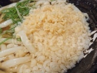 たまごかけごはんセット、北海道男爵のコロッケ＠はなまるうどん 揚げ玉