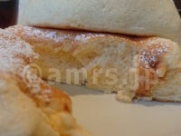 高倉町珈琲 みなみ野店＠アクロスモール八王子みなみ野（東京都八王子市） モーニングリコッタパンケーキ 断面