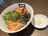 麺屋こころ 立川店＠ラーメンスクエア（東京都立川市） 塩混ぜそば