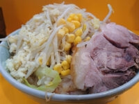 ラーメン二郎 八王子野猿街道店2@東京都八王子市 プチ二郎 盛り加減 野菜 ノーコール